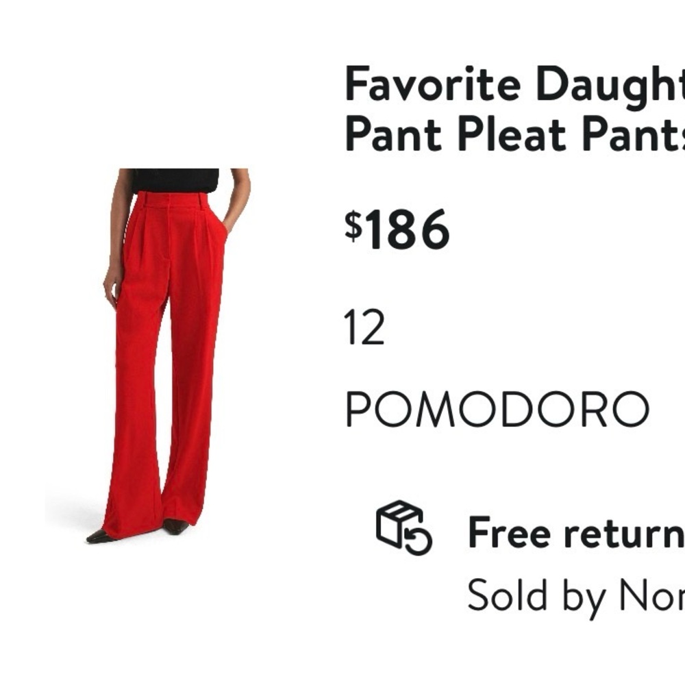Favorite Daughter The Favorite Pant Pleat